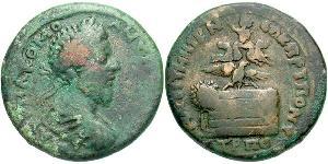  AE_ Empire romain (27BC-395) Bronze Commode (161-192)