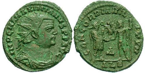  AE_ Empire romain (27BC-395) Bronze Maximien (250-310)