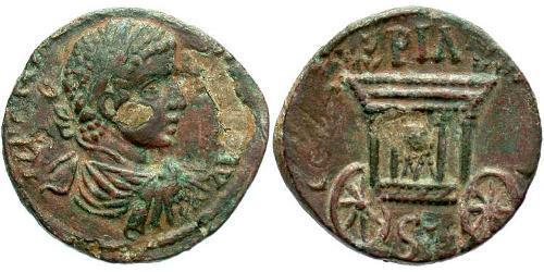  AE_ Empire romain (27BC-395) Bronze Héliogabale (203-222)