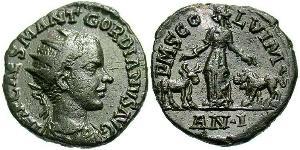  AE_ Römische Kaiserzeit (27BC-395) Bronze Gordian III.(225-244)