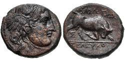  AE_ Seleukidenreich (312BC-63 BC) Bronze Seleukos I.(358BC-281BC)