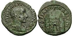  AE_ Impero romano (27BC-395) Bronzo Gordiano III(225-244)
