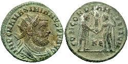  AE_ Impero romano (27BC-395) Bronzo Massimiano (250-310)