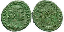  AE_ Impero romano (27BC-395) Bronzo Massimiano (250-310)