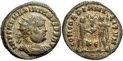  AE_ Impero romano (27BC-395) Bronzo Massimiano (250-310)