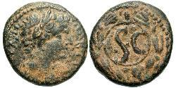  AE_ Roman Empire (27BC-395) Orichalcum Tiberius Claudius Nero (42 BC-37)