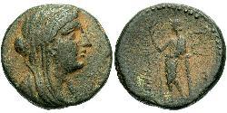  AE_ Елліністичний Єгипет (332BC-30BC) Бронза 