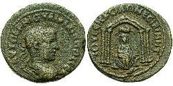  AE_ Римская империя (27BC-395) Бронза Филипп Араб(204-249)