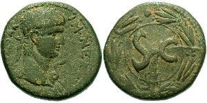 AE_ Римская империя (27BC-395) Бронза Нерон (37- 68)