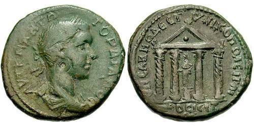  AE_ Римская империя (27BC-395) Бронза Гордиан III(225-244)