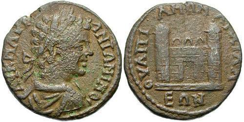  AE_ Римская империя (27BC-395) Бронза Каракалла (188-217)