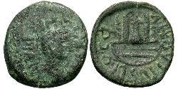  AE_ Римська імперія (27BC-395) Бронза Октавіан Август (63BC- 14) 