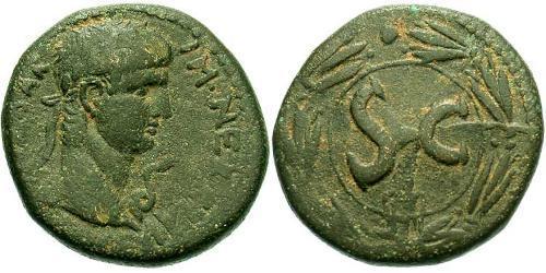  AE_ Римська імперія (27BC-395) Бронза Нерон (37- 68)