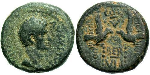  AE_ Римська імперія (27BC-395) Бронза Октавіан Август (63BC- 14) 