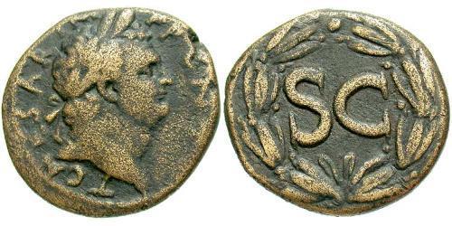  AE_ Римская империя (27BC-395) Орихалк Тит (39-81)