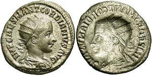  Antoninian Römische Kaiserzeit (27BC-395) Silber Gordian III.(225-244)
