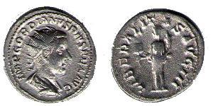  Antoninian Römische Kaiserzeit (27BC-395) Silber Gordian III.(225-244)