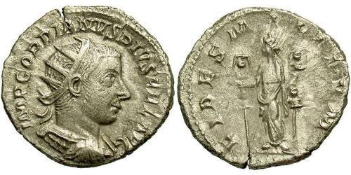  Antoninian Römische Kaiserzeit (27BC-395) Silber Gordian III.(225-244)