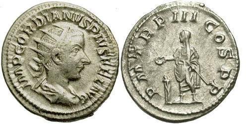  Antoninian Römische Kaiserzeit (27BC-395) Silber Gordian III.(225-244)