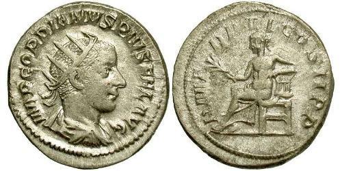  Antoninian Römische Kaiserzeit (27BC-395) Silber Gordian III.(225-244)