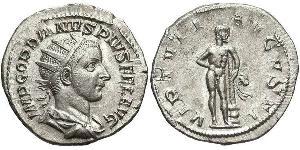  Antoniniano Impero romano (27BC-395) Argento Gordiano III(225-244)