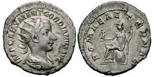  Antoniniano Impero romano (27BC-395) Argento Gordiano III(225-244)