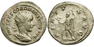  Antoniniano Impero romano (27BC-395) Argento Gordiano III(225-244)