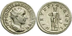  Antoniniano Impero romano (27BC-395) Argento Gordiano III(225-244)