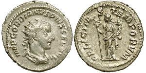  Antoniniano Impero romano (27BC-395) Argento Gordiano III(225-244)