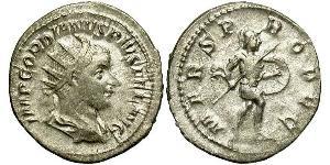  Antoniniano Impero romano (27BC-395) Argento Gordiano III(225-244)