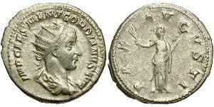  Antoniniano Impero romano (27BC-395) Argento Gordiano III(225-244)