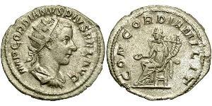  Antoniniano Impero romano (27BC-395) Argento Gordiano III(225-244)