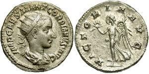  Antoniniano Impero romano (27BC-395) Argento Gordiano III(225-244)