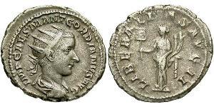  Antoniniano Impero romano (27BC-395) Argento Gordiano III(225-244)