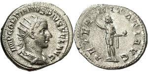  Antoniniano Impero romano (27BC-395) Argento Gordiano III(225-244)