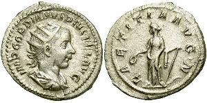  Antoniniano Impero romano (27BC-395) Argento Gordiano III(225-244)
