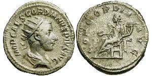  Antoniniano Impero romano (27BC-395) Argento Gordiano III(225-244)