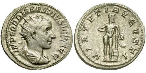  Antoniniano Impero romano (27BC-395) Argento Gordiano III(225-244)