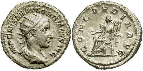  Antoniniano Impero romano (27BC-395) Argento Gordiano III(225-244)