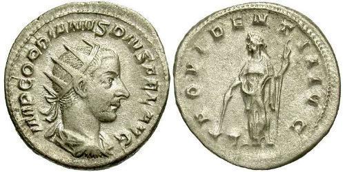  Antoniniano Impero romano (27BC-395) Argento Gordiano III(225-244)