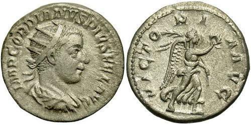  Antoniniano Impero romano (27BC-395) Argento Gordiano III(225-244)