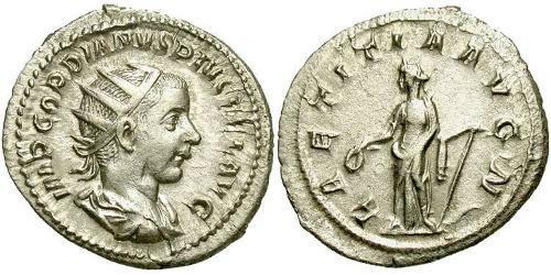  Antoniniano Impero romano (27BC-395) Argento Gordiano III(225-244)