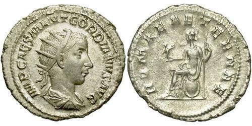  Antoniniano Impero romano (27BC-395) Argento Gordiano III(225-244)
