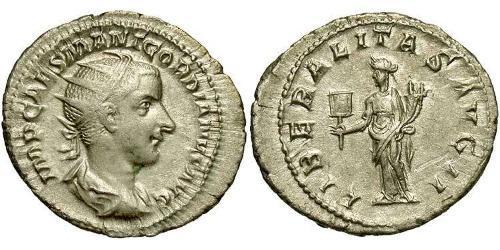  Antoniniano Impero romano (27BC-395) Argento Gordiano III(225-244)