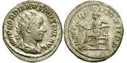  Antoniniano Imperio romano (27BC-395) Plata Gordiano III(225-244)