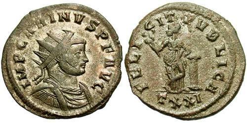  Antoninianus Roman Empire (27BC-395) Bronze Carinus (257-285)