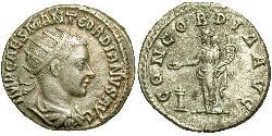  Antoninianus Roman Empire (27BC-395) Silver Gordian III (225-244)