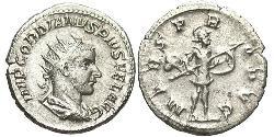  Antoninianus 羅馬帝國 銀 戈爾迪安三世(225-244)
