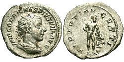  Antoninianus 羅馬帝國 銀 戈爾迪安三世(225-244)