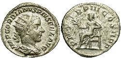  Antoninianus 羅馬帝國 銀 戈爾迪安三世(225-244)